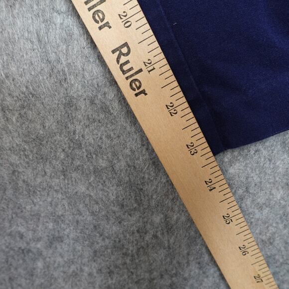 Ralph Lauren Pants Womens 6 Petite Ankle Cropped Skinny Blue Zip Pockets - Picture 5 of 9